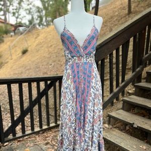 Karma Highway pink maxi dress like new small